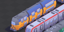 Low-poly train